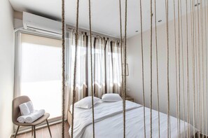 Studio (Welcoming) | Iron/ironing board, free cribs/infant beds, free WiFi, bed sheets - Evel's Home Suites (Thessaloniki)