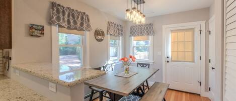 House (2 Bedrooms) | Private kitchen | Full-sized fridge, oven, espresso maker, coffee/tea maker