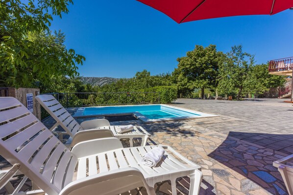 Alberca al aire libre 