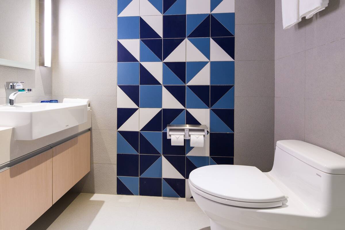 shower, hydromassage showerhead, hair dryer, slippers