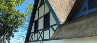 Landhaus Stettiner Haff, gorgeous large 5 * timbered house with sauna and fireplace