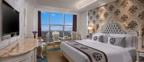 Chambre Deluxe, 1 très grand lit, fumeur