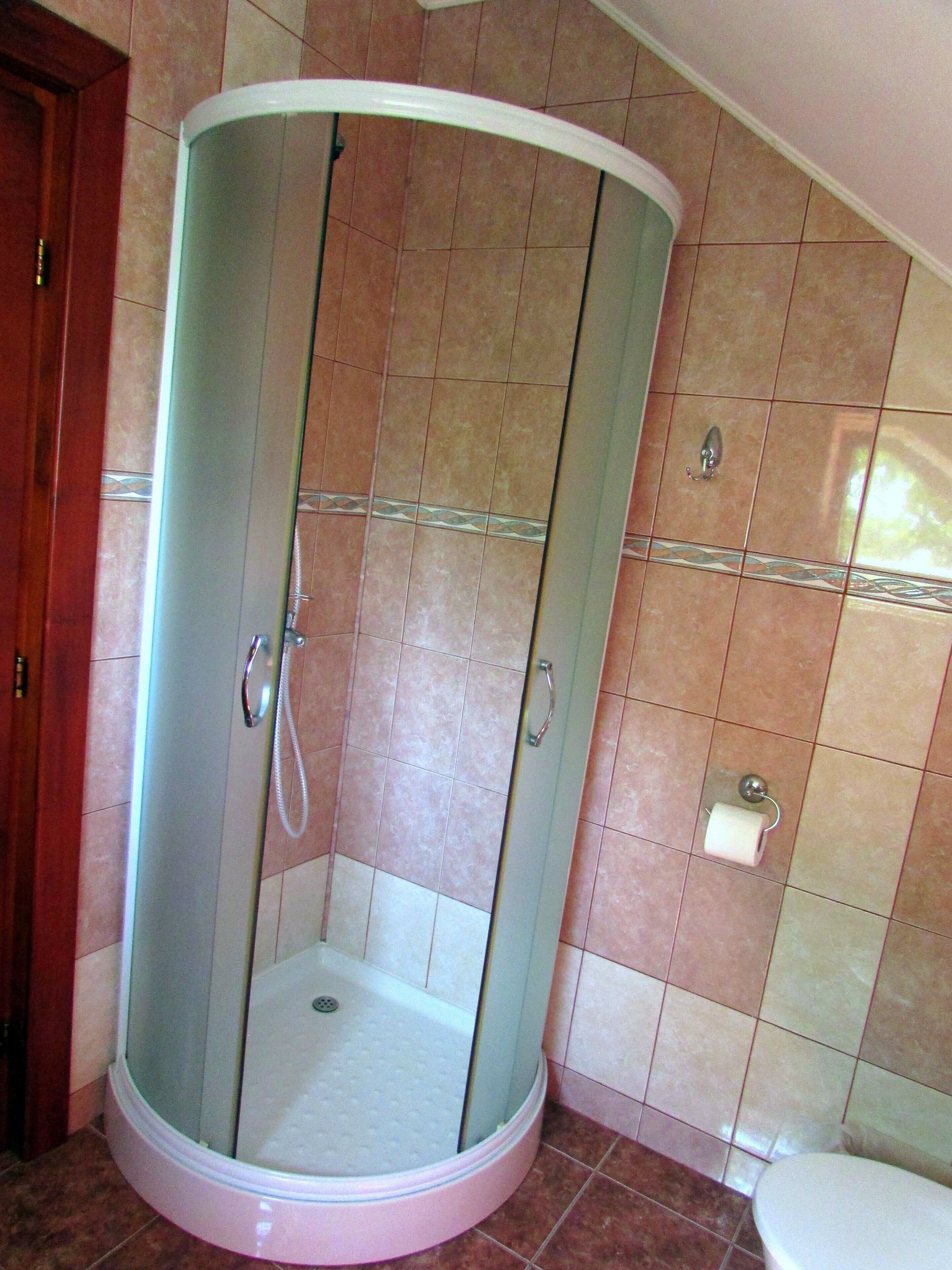 Regadera en el baño