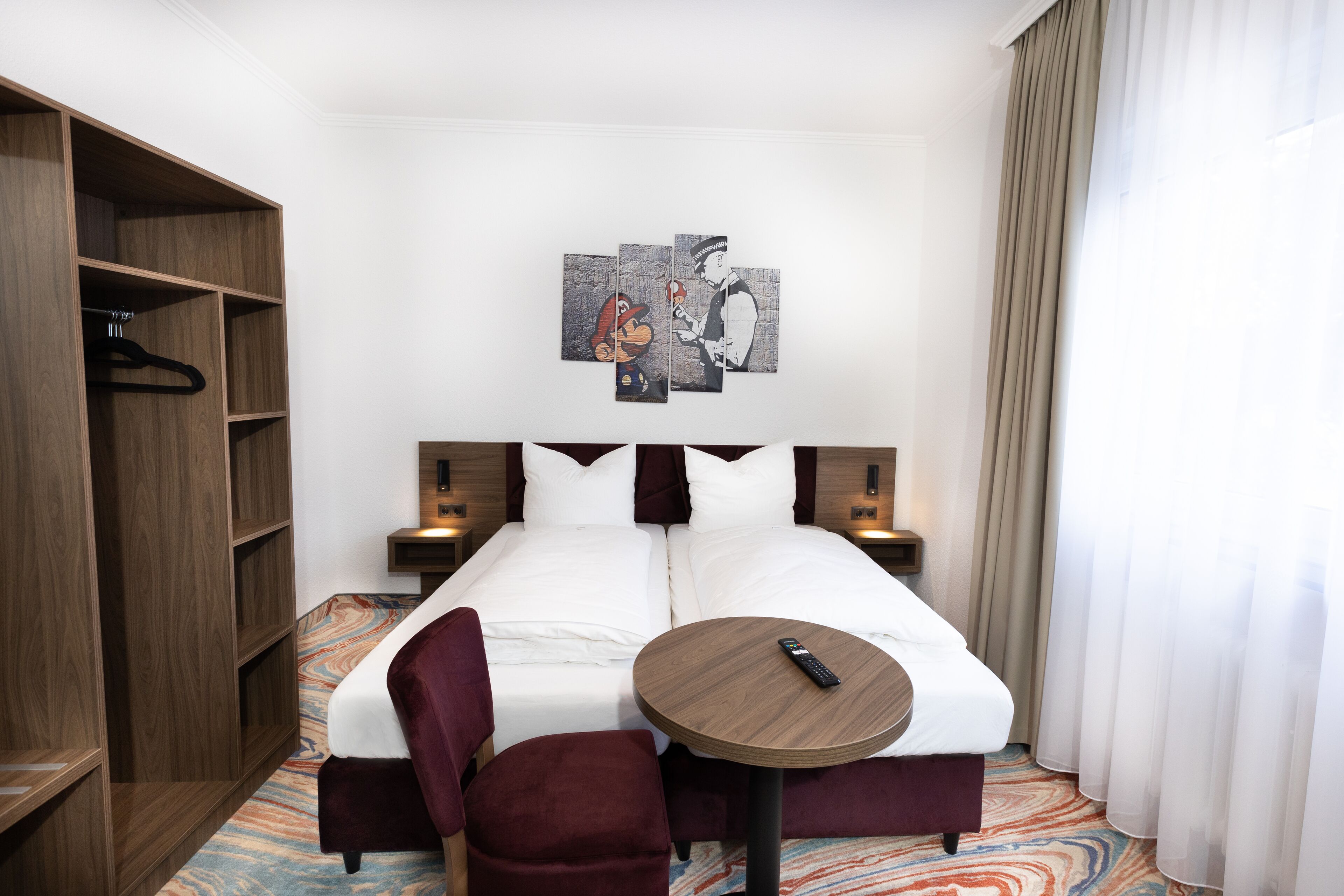 standard double or twin room | 1 bedroom, desk, soundproofing, iron/ironing board