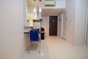 Bathroom shower - Minimalist Studio Room at Sunter Park View Apartment (Jakarta)