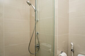 Quarto | Banheiro | Chuveiro, toalhas de banho