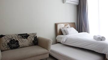 Quarto | 1 quarto, escrivaninha, Wi-Fi de cortesia, roupa de cama