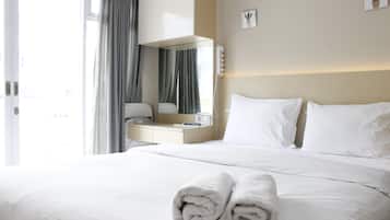 Chambre | 1 chambre, bureau, Wi-Fi gratuit, draps fournis