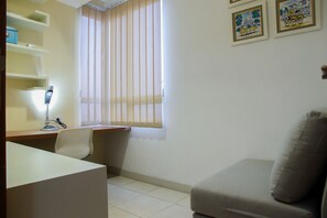 Living area - Modern 1BR with Sofa Bed @ Cinere Bellevue Apartment (Depok)