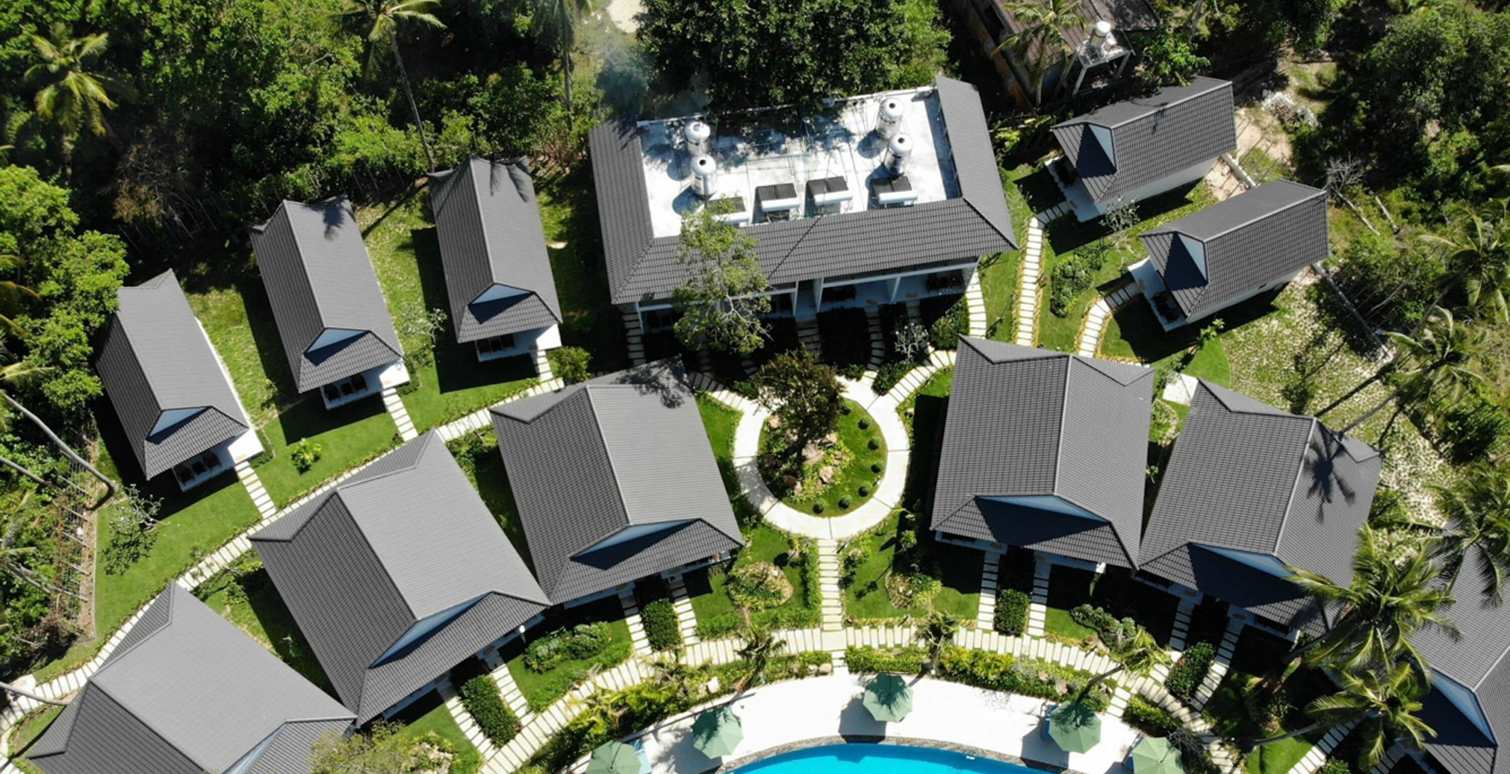 Fassade der Unterkunft