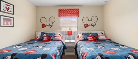 4 bedrooms, in-room safe, iron/ironing board, travel cot