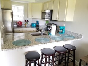 Apartment, Mehrere Betten, Terrasse, Gartenblick | Eigene Küche | Kühlschrank, Mikrowelle, Herdplatte, Geschirrspüler