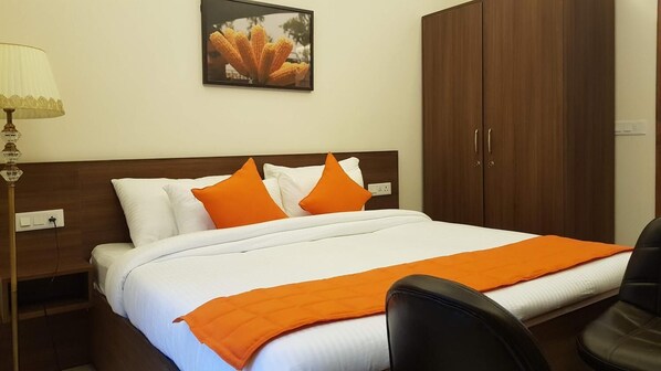 Soundproofing, iron/ironing board, rollaway beds, free WiFi