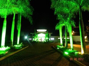 Front of property - evening/night