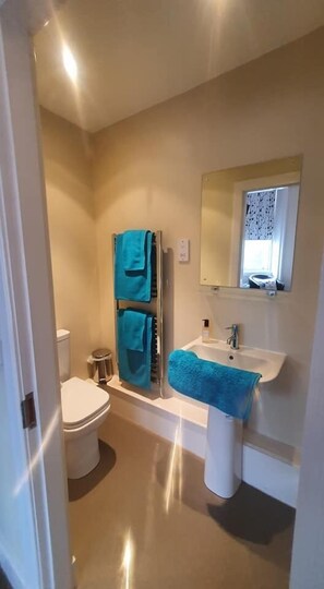 Kahden hengen huone (yksi tai kaksi sänkyä) (Garden View) | Kylpyhuone | Ilmaiset hygieniatuotteet, hiustenkuivaaja, pyyhkeet