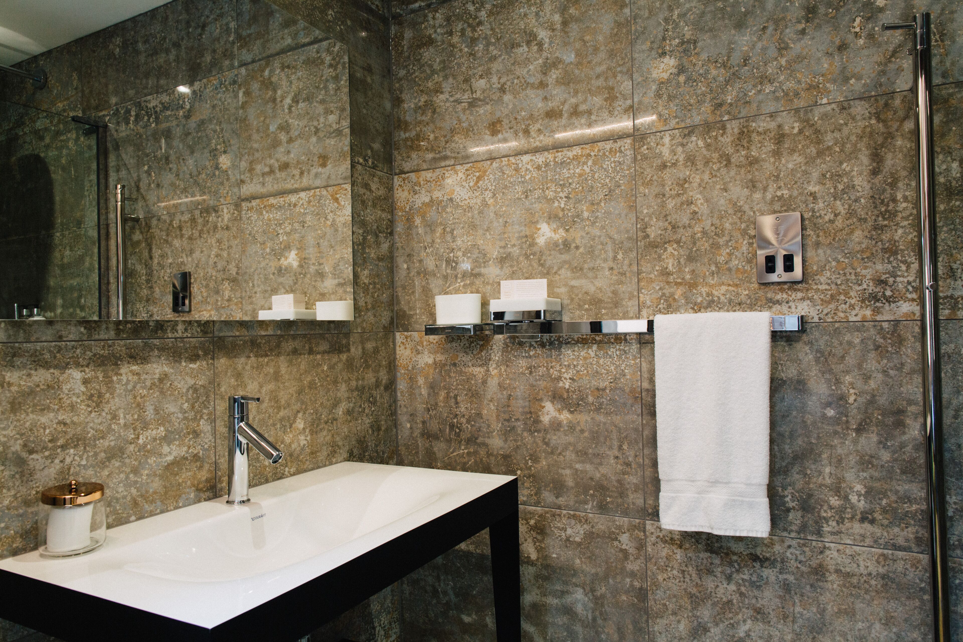 deluxe double or twin room | bathroom | designer toiletries, hair dryer, bathrobes, slippers