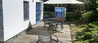 Very cozy 5***** half-timbered house with sauna & fireplace + terraces + attic