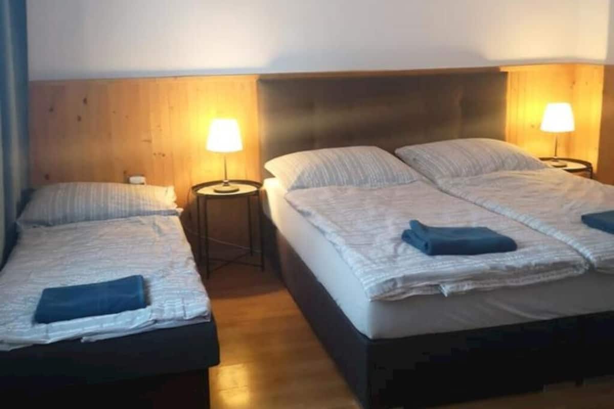 Apartment, 2 Bedrooms, Terrace | Desk, laptop workspace, blackout drapes, soundproofing