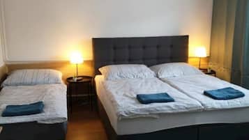 Apartment, 2 Bedrooms, Terrace | 2 bedrooms, desk, laptop workspace, blackout curtains