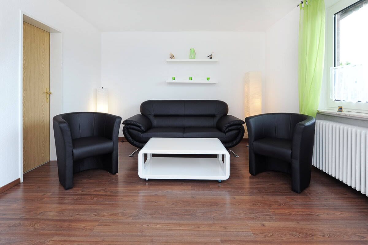 Apartment, 1 Bedroom (Polaris) | Living room | Flat-screen TV