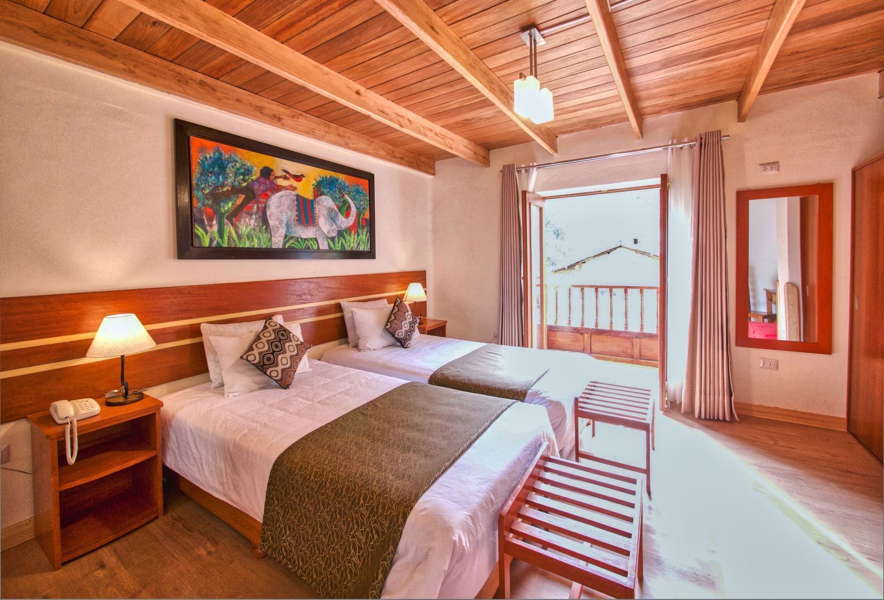Desk, blackout drapes, free WiFi, bed sheets