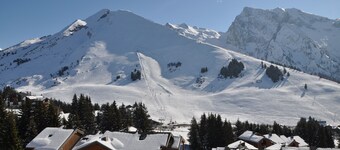 Charming and cozy apartment with superb views of the Aravis!