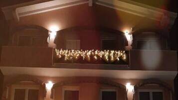 Front of property – evening/night