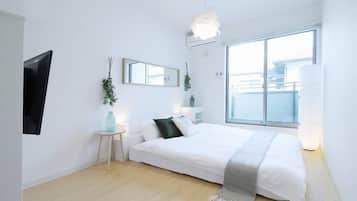 2 間睡房、熨斗/熨衫板、Wi-Fi、床單