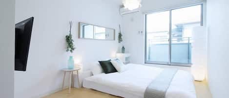 2 chambres, fer et planche à repasser, Wi-Fi, draps fournis