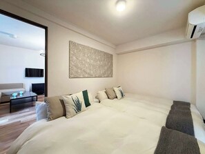 1 bedroom, iron/ironing board, WiFi, bed sheets - 1 Bedrm Apt 5mins from Hiroshima Sta 5ppl (302) (Hiroshima City)