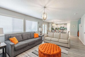 TV, fireplace, offices