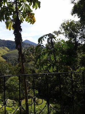 Chalet, baignoire à jets (Beija Flor) | Balcon