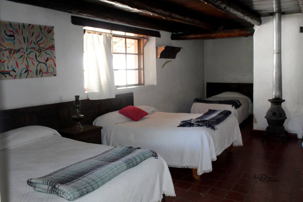 Family Quadruple Room | Desk, bed sheets