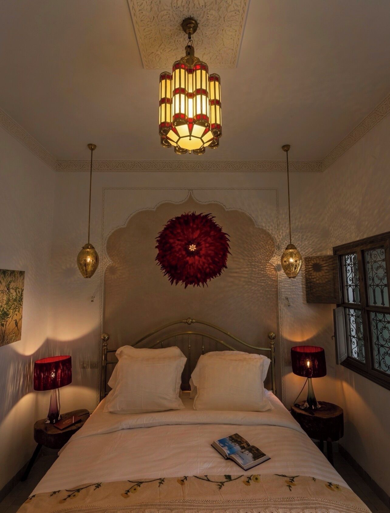 Double Room (The Red Room) | Premium bedding, pillowtop beds, individually decorated