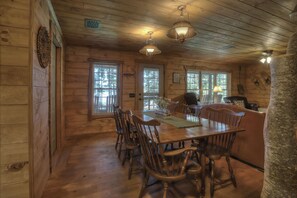 Dining - Picks Camp - Newly constructed home on Quimby Pond with plenty of privacy! (Rangeley)