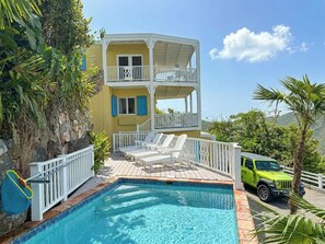 Pool - Experience the ultimate retreat at One Particular Harbour, where breathtaking views meet unparalleled privacy, creating the perfect oasis for relaxation and rejuvenation. This is the getaway you’ve been dreaming of! (Coral Bay)