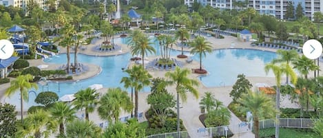 Indoor pool, outdoor pool
