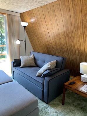 Smart TV, fireplace, printers