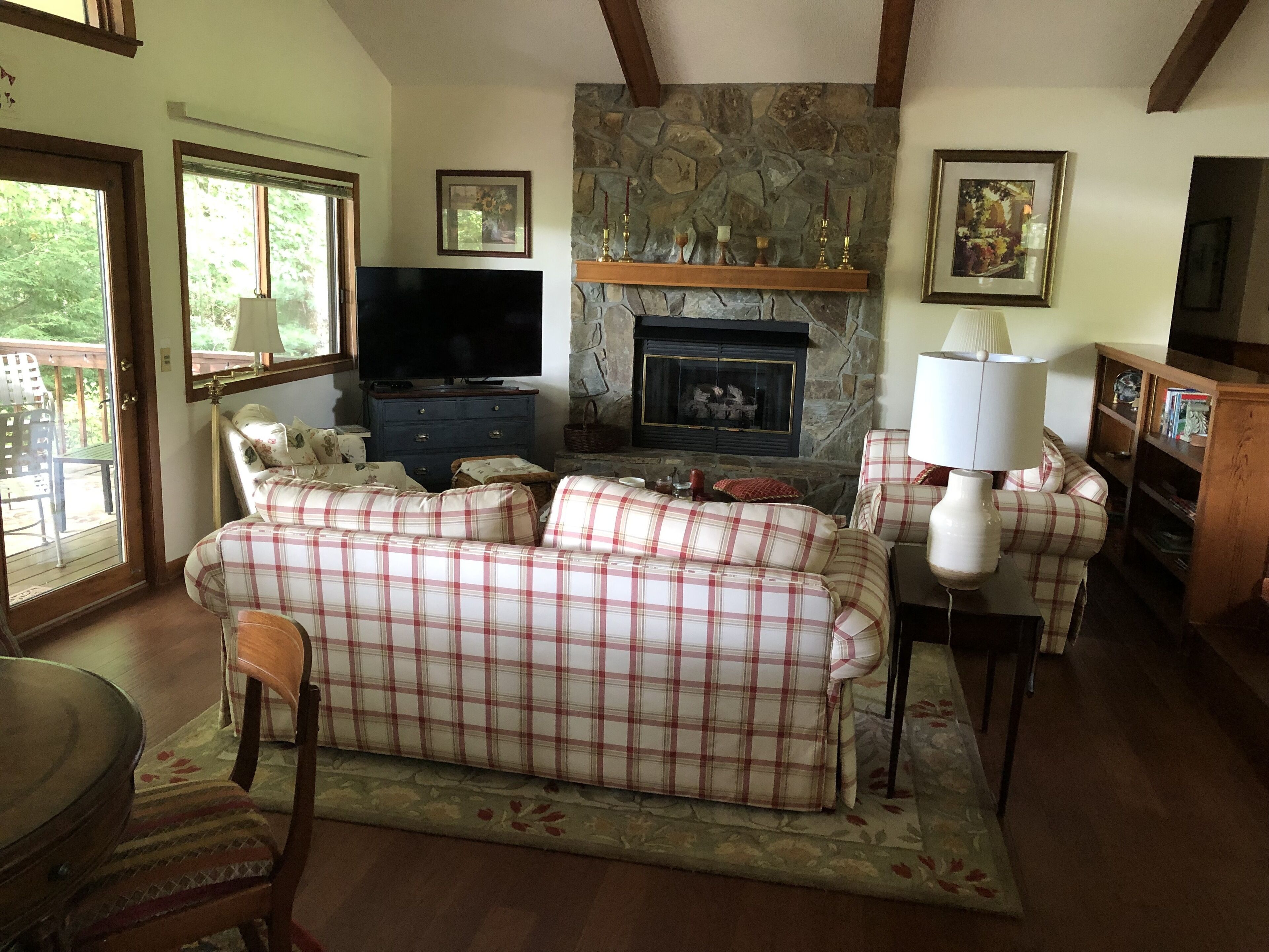 Cozy mountain retreat.