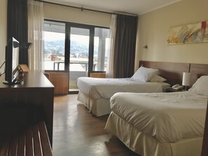 Cadar kapas Mesir, peralatan tempat tidur premium, meja 