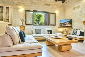 Télévision, cheminée