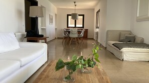 Smart-TV, Kamin, Bücher