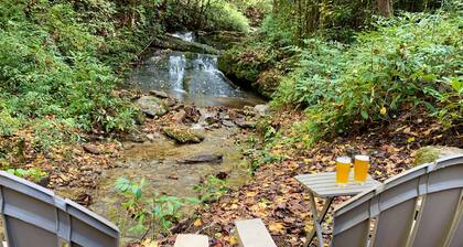 Waterfall House near Brevard, NC - Waterfalls and stream - Close to Asheville