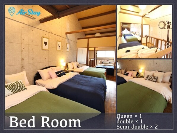 2 bedrooms, desk, iron/ironing board, free WiFi