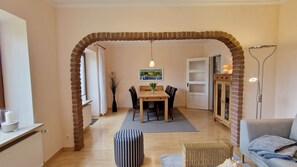 Flat-screen TV - House wind sand stars and sea - house wind, sand, stars and sea Whg 02 sand (Sankt Peter-Ording)