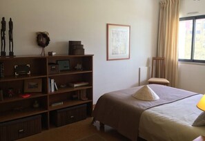 2 bedrooms, iron/ironing board, travel crib, WiFi