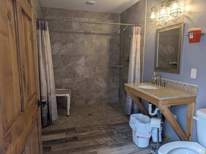 Bathroom - Tiny Home with Big Balcony Overlooking Long Lake (Walker)