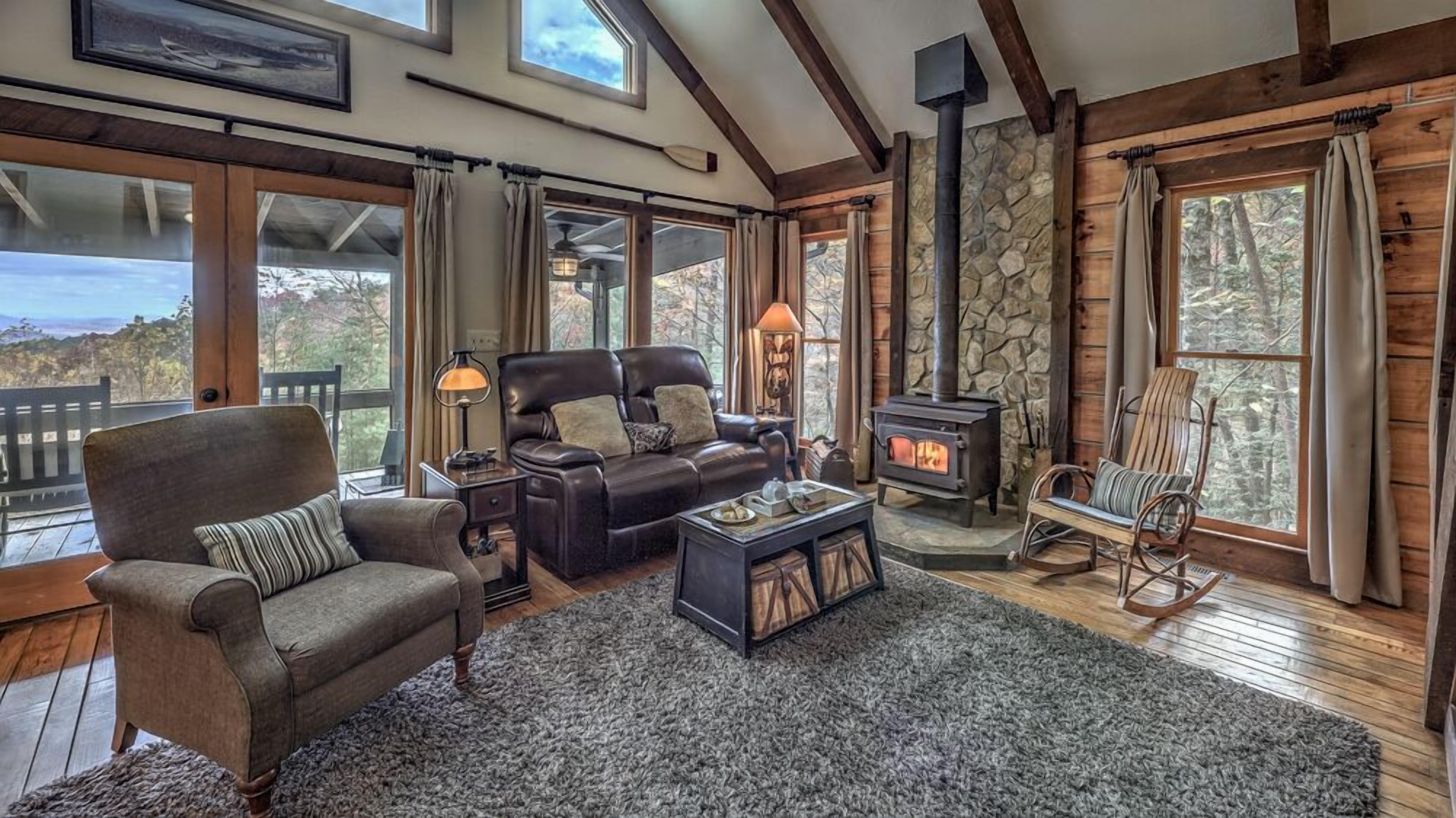 Cozy View-  Hot Tub | Screened Porch | Incredible Views