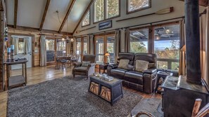 TV, fireplace, DVD player