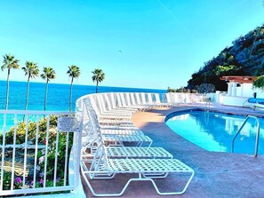 Piscine extérieure, piscine chauffée